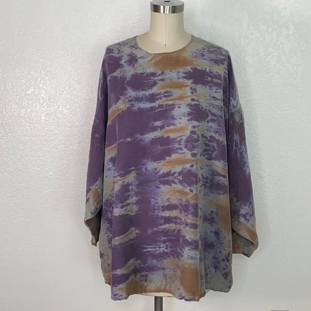 URU URU tie dye boho top M L